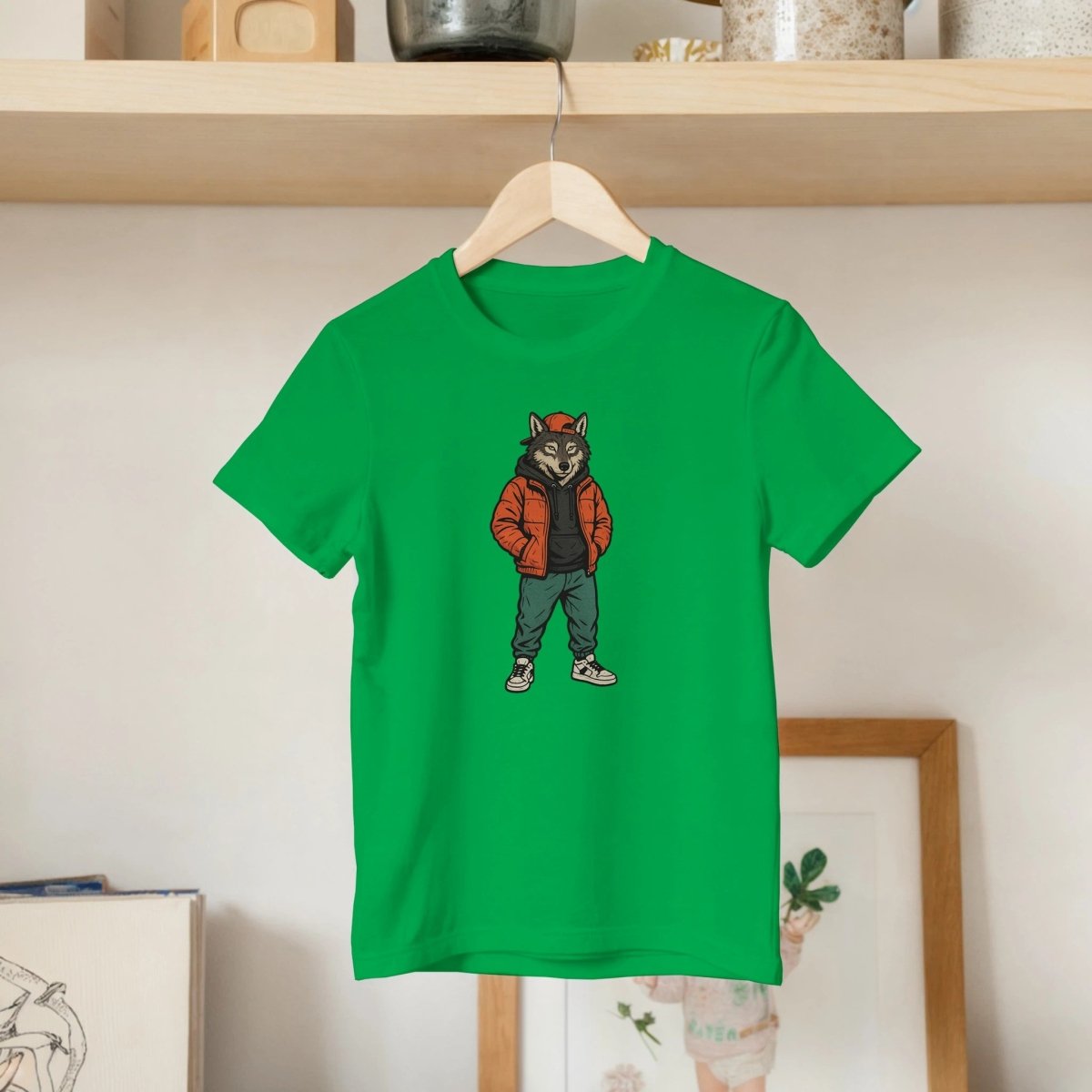 Cool Wolf Urban Style Kids T-shirt - ROMAG Store