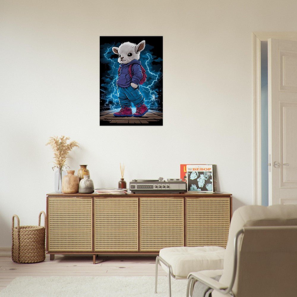 Urban Goat Chic Canvas Wall Art - ROMAG Store