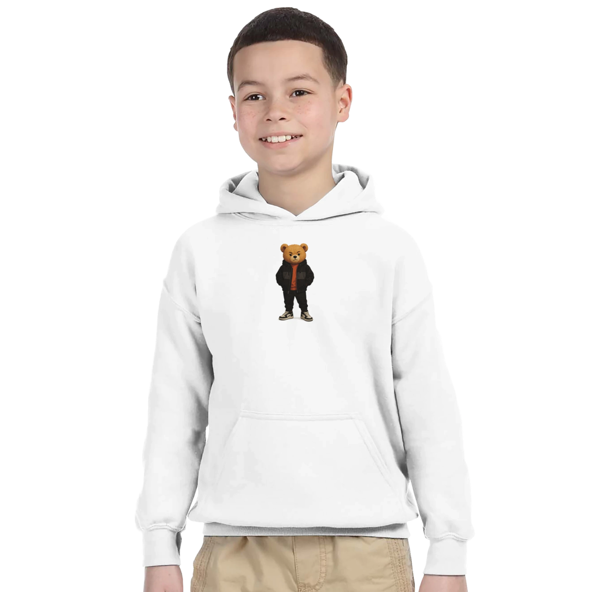 Cool Street Style Bear Kids Hoodie - ROMAG Store