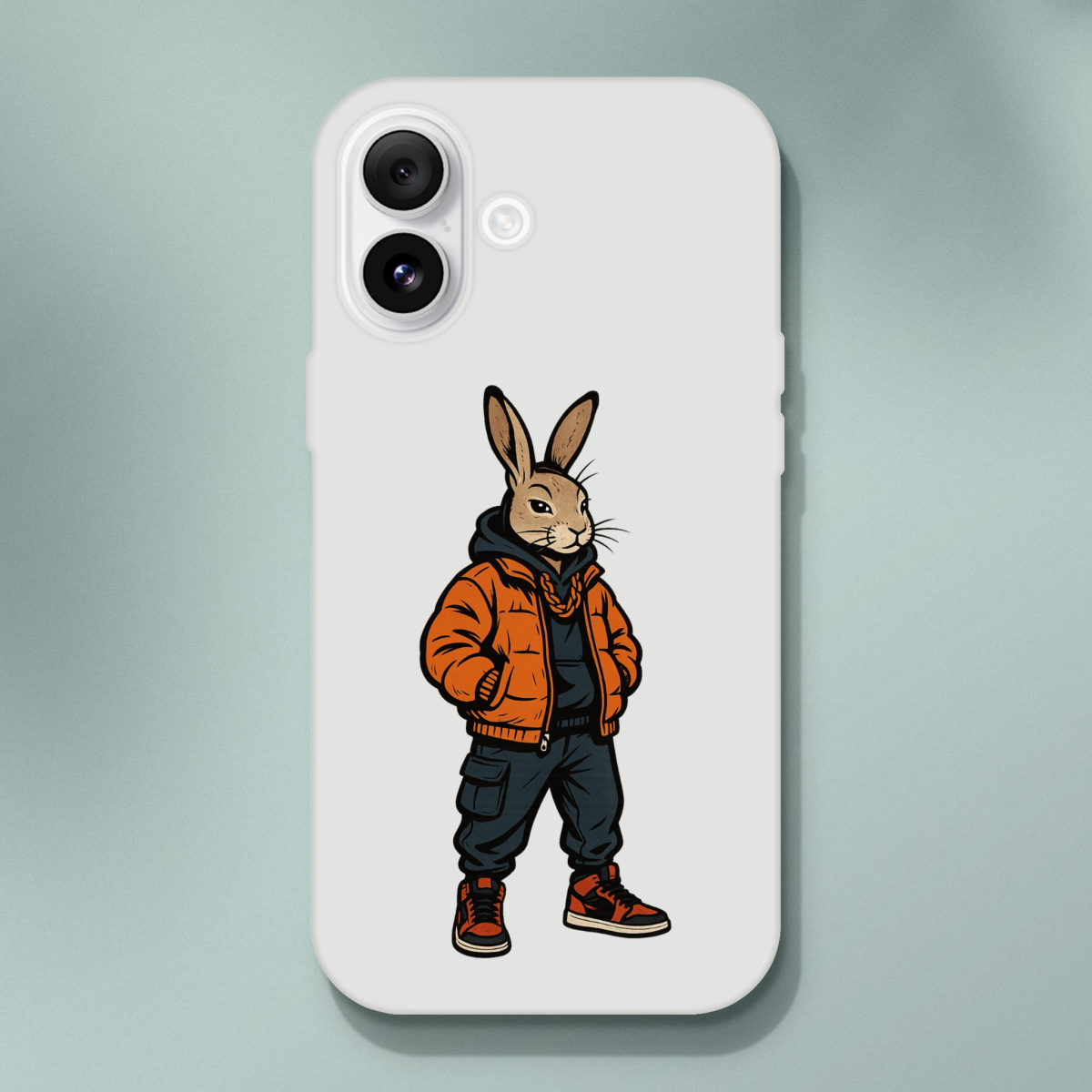 Cool Rabbit Streetwear iPhone Flexi Case - ROMAG Store