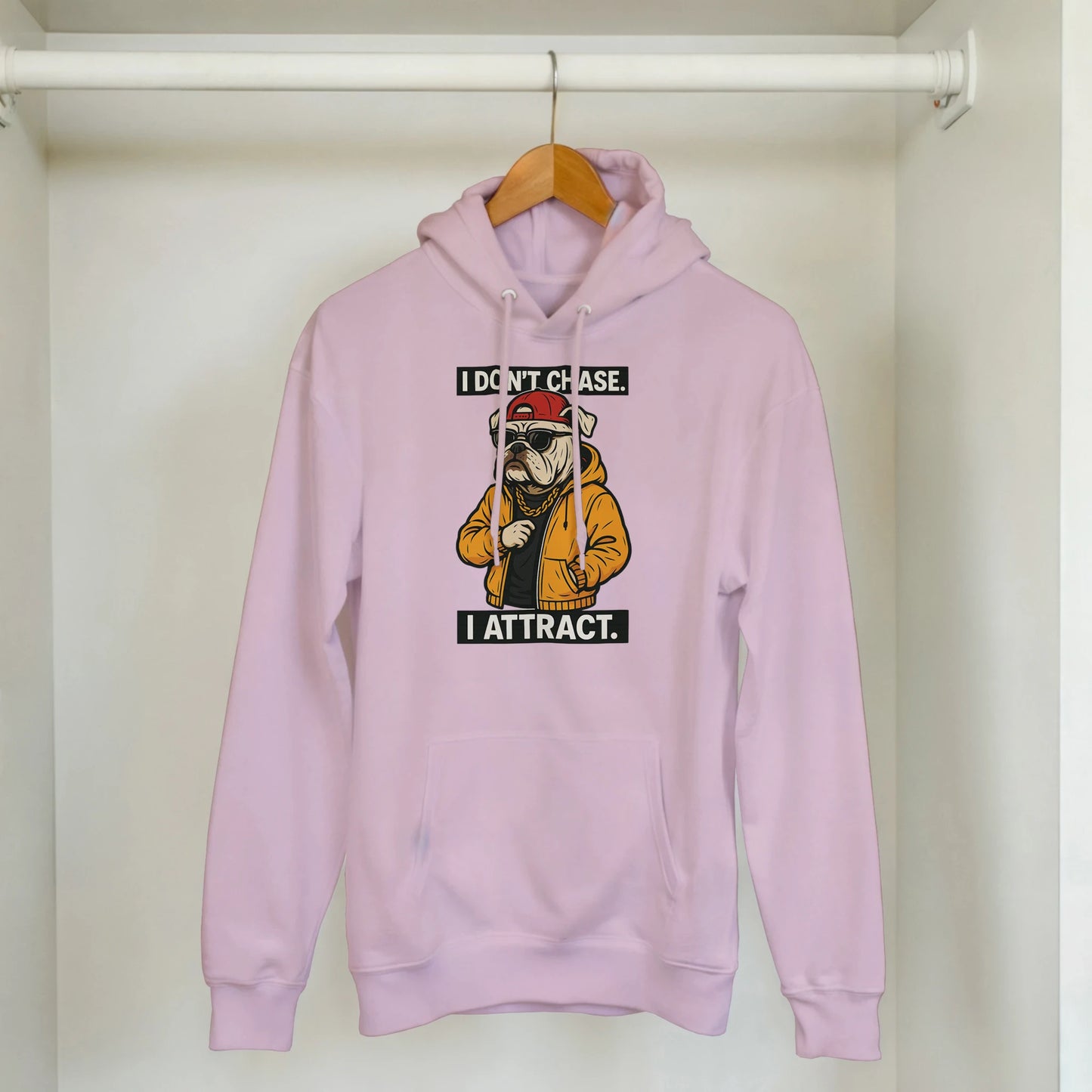 Alpha Bulldog 'I Attract' Streetwear Hoodie - ROMAG Store