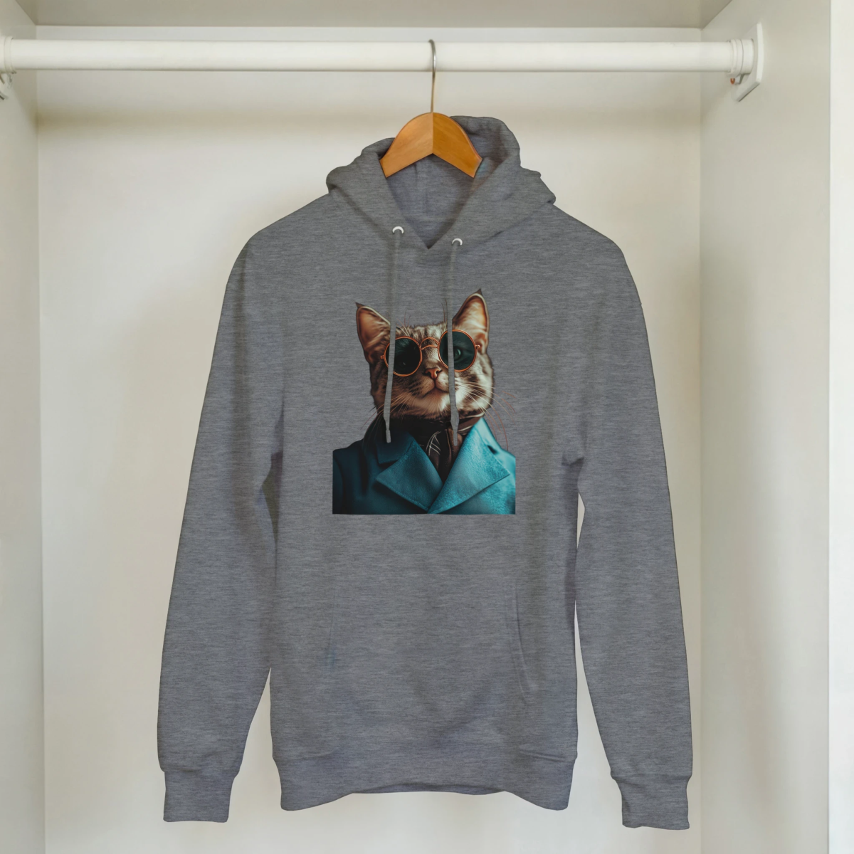 Dapper Cat Spectacles Hoodie - ROMAG Store
