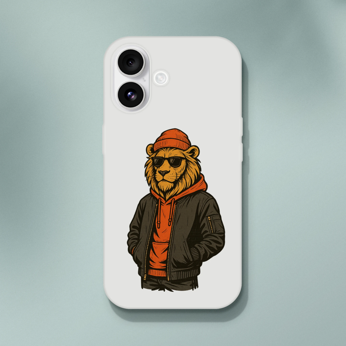 Urban Streetwear Lion iPhone Flexi Case - ROMAG Store