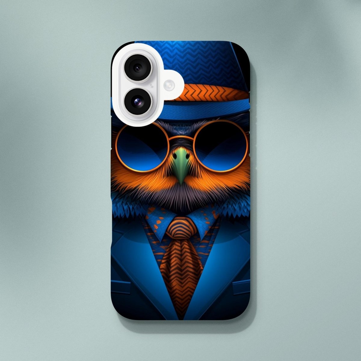 Sophisticated Owl in Fedora iPhone Tough Case - ROMAG Store