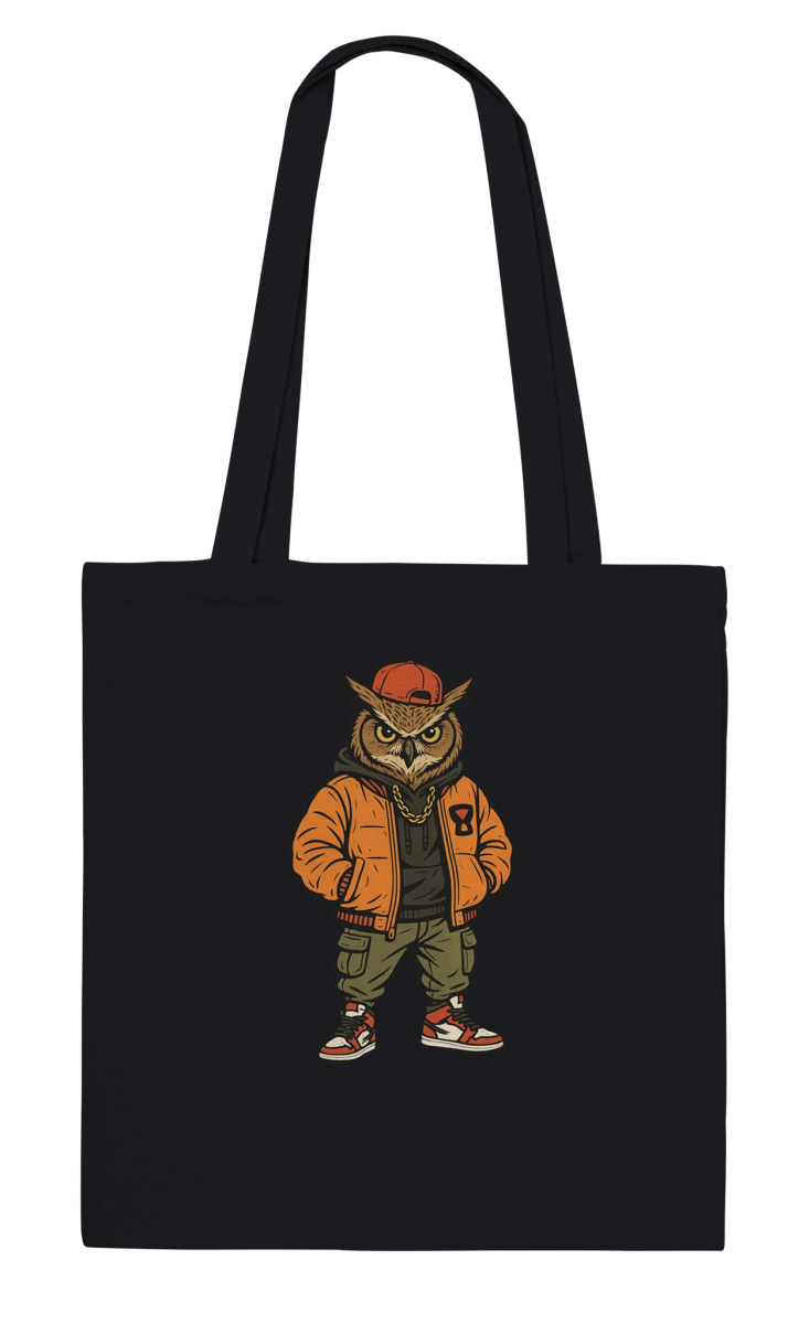 Cool Owl Streetwear Tote Bag - ROMAG Store