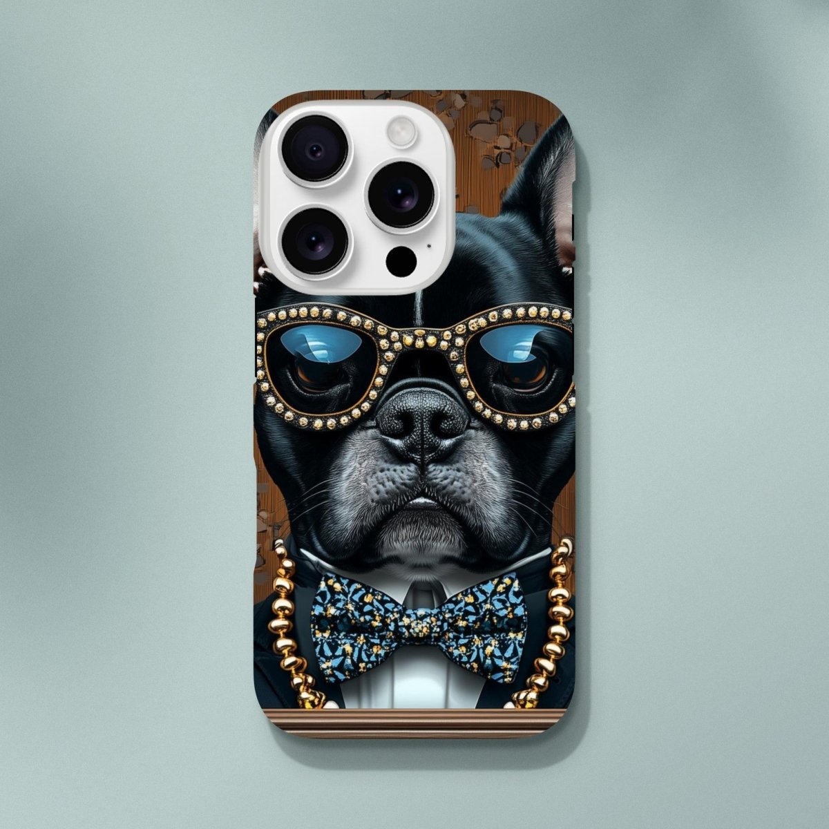 Dapper French Bulldog iPhone Tough Case - ROMAG Store