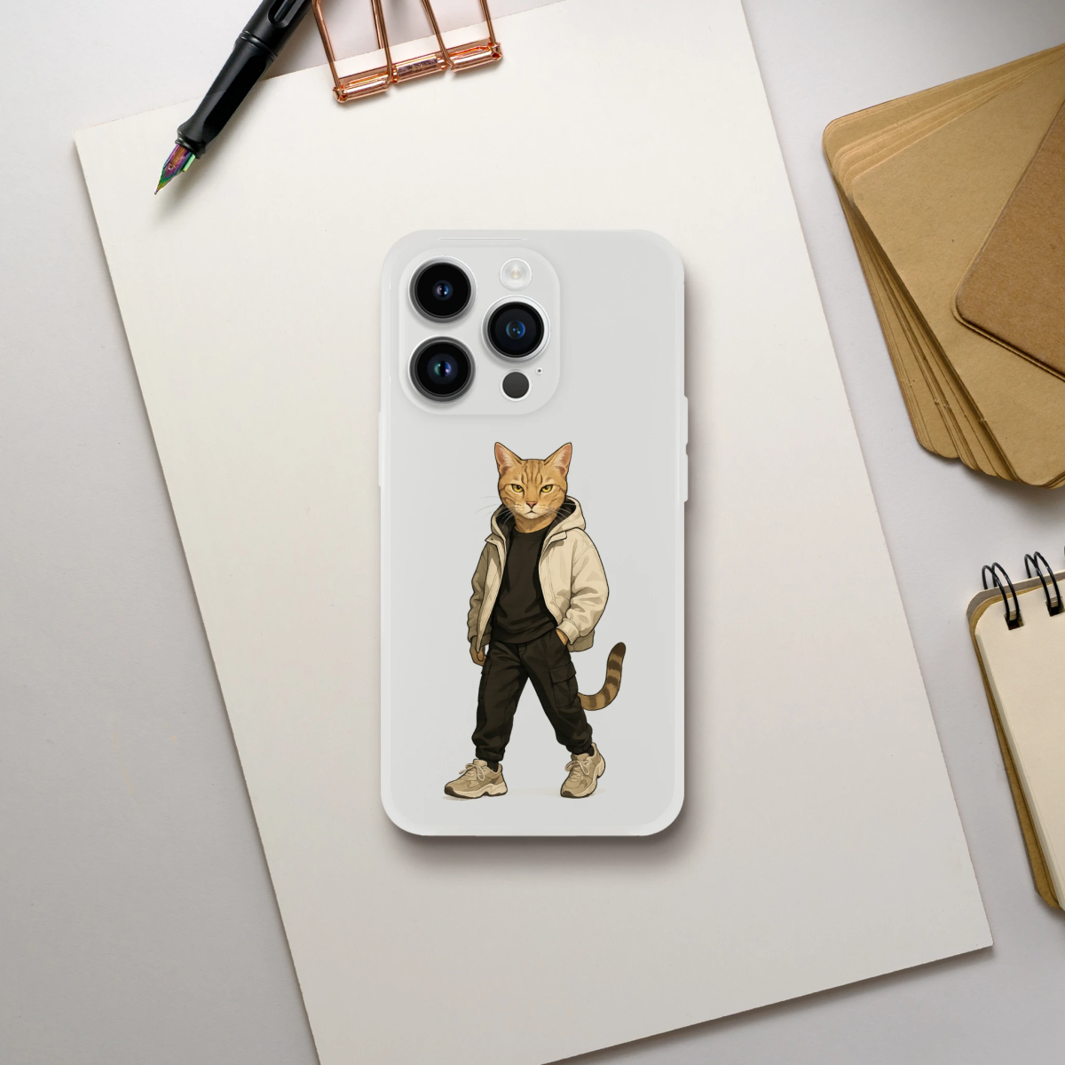 Cool Cat Streetwear iPhone Flexi Case - ROMAG Store