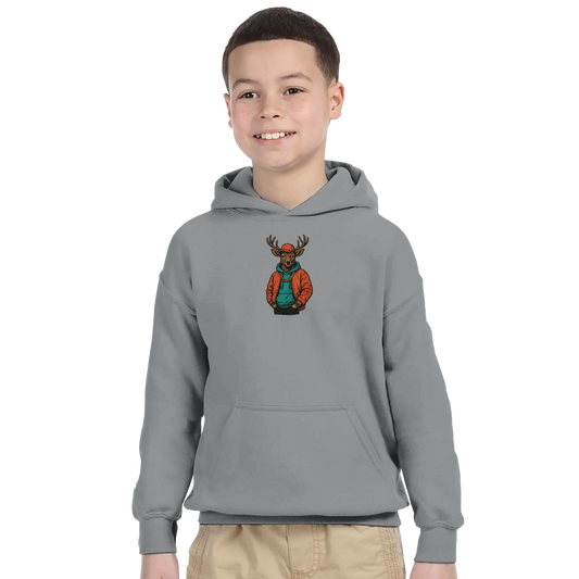 Cool Deer Urban Streetwear Kids Hoodie - ROMAG Store