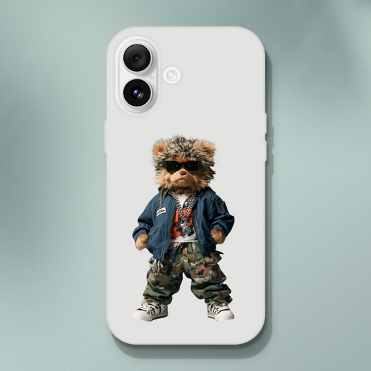 Cool Camo Bear iPhone Flexi Case - ROMAG Store