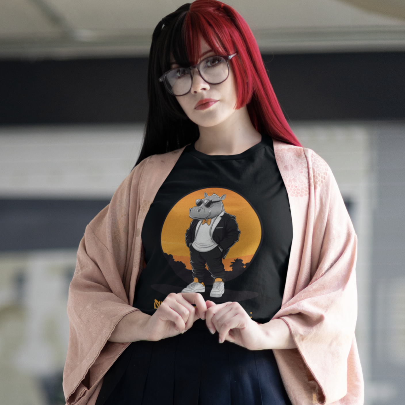 Hippo Swagger T-shirt