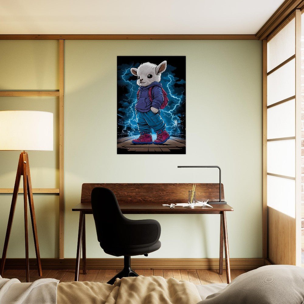 Urban Goat Chic Canvas Wall Art - ROMAG Store