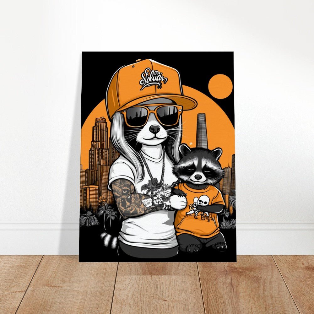 Urban Raccoon Street Style Canvas - ROMAG Store