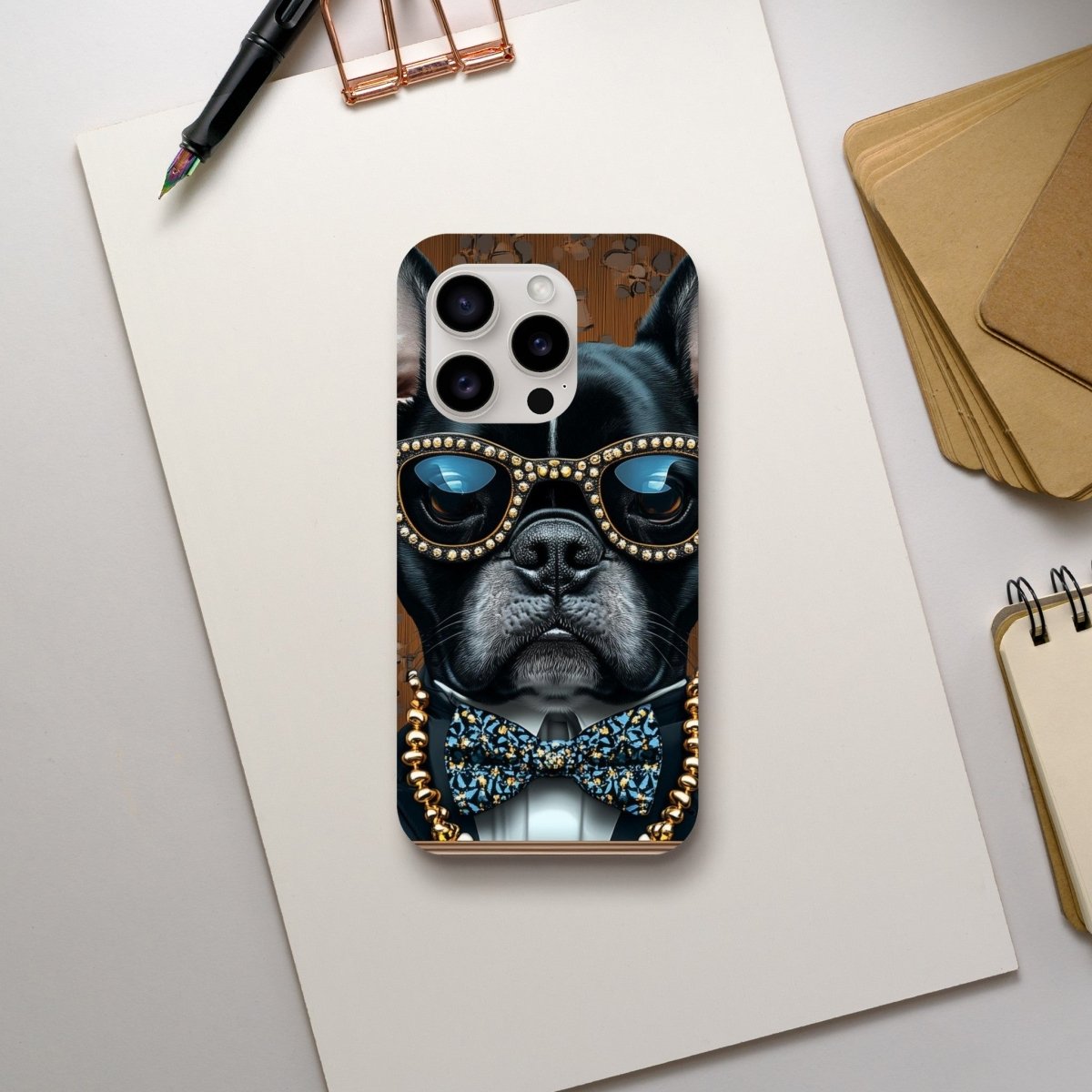 Dapper French Bulldog iPhone Tough Case - ROMAG Store