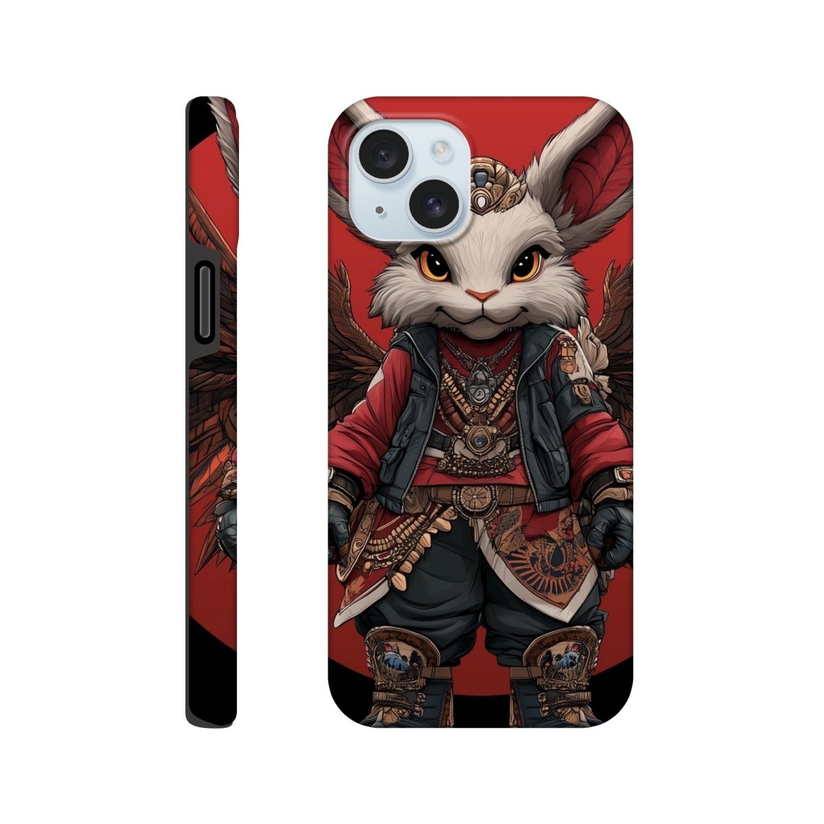 Winged Steampunk Rabbit iPhone Tough Case - ROMAG Store