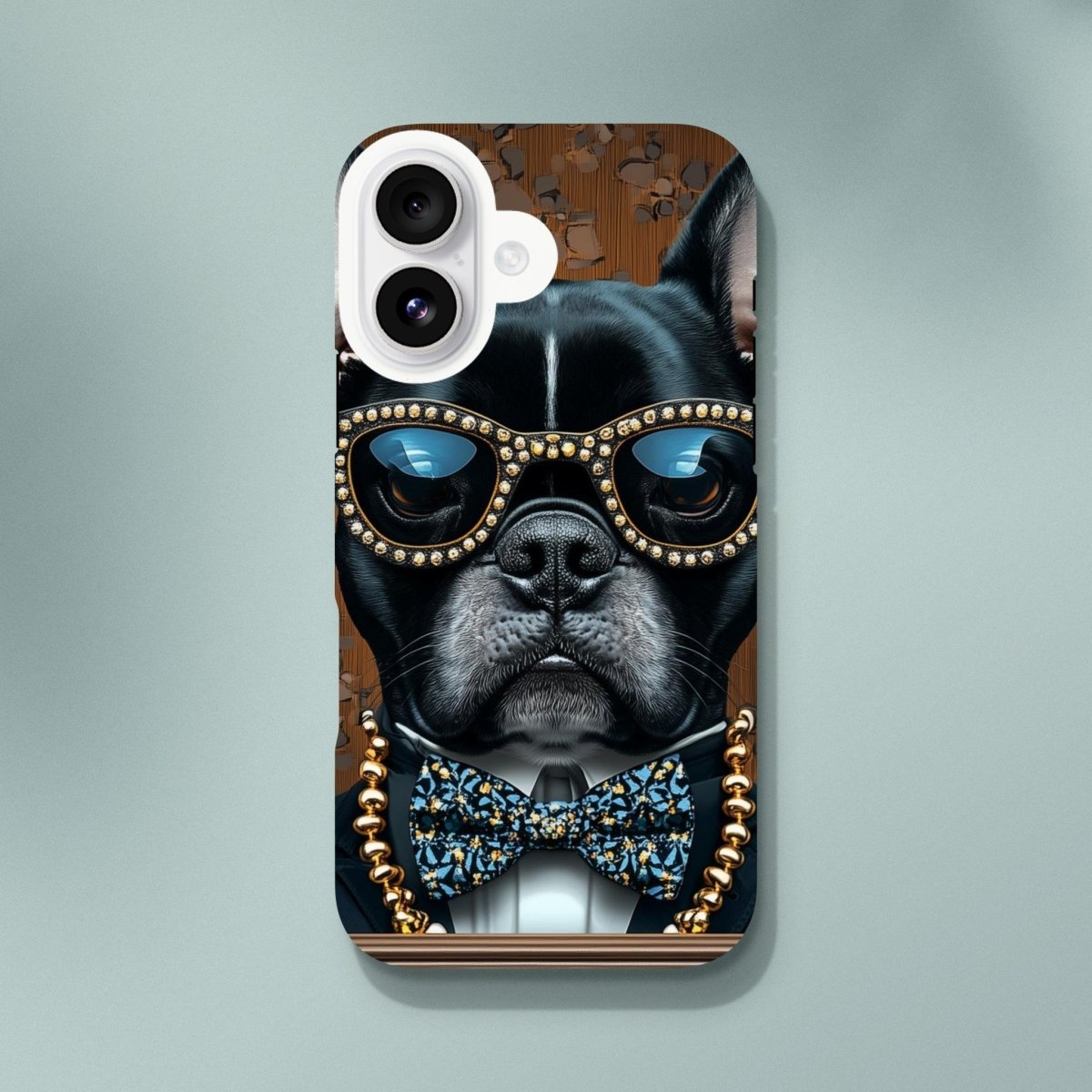 Dapper French Bulldog iPhone Tough Case - ROMAG Store