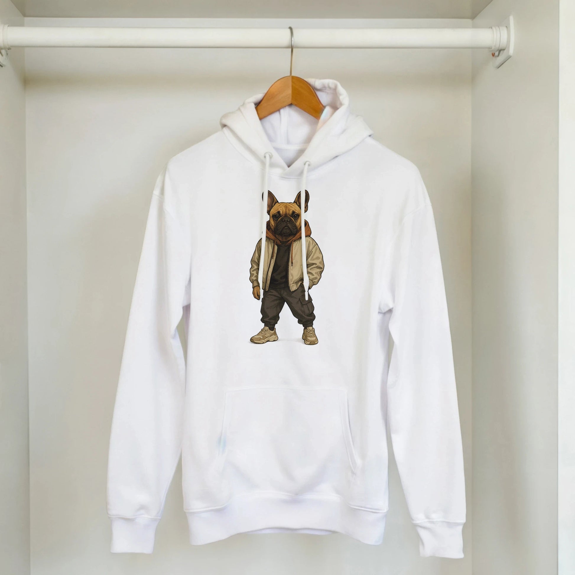 Chic Frenchie Streetwear Hoodie - ROMAG Store