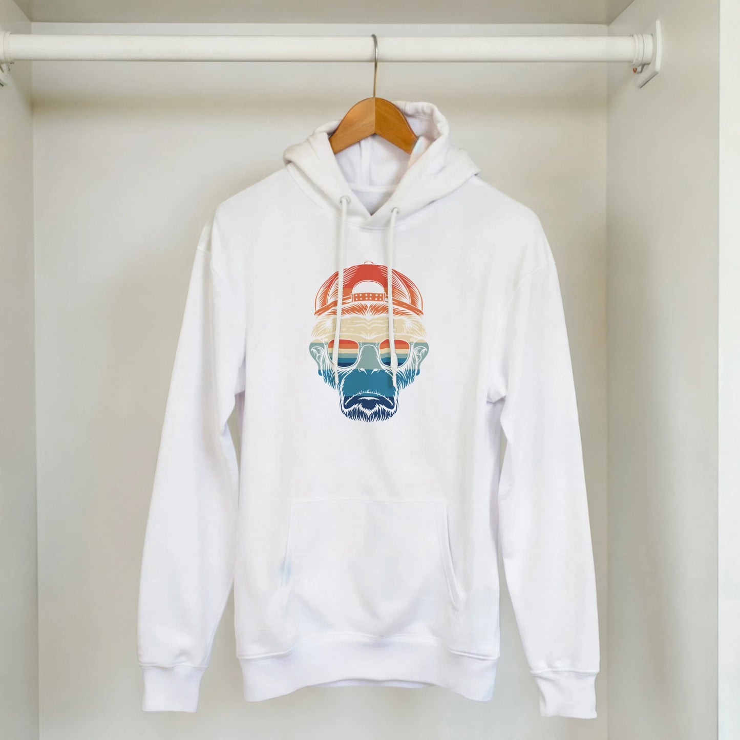 Retro Cool Ape Hoodie - ROMAG Store