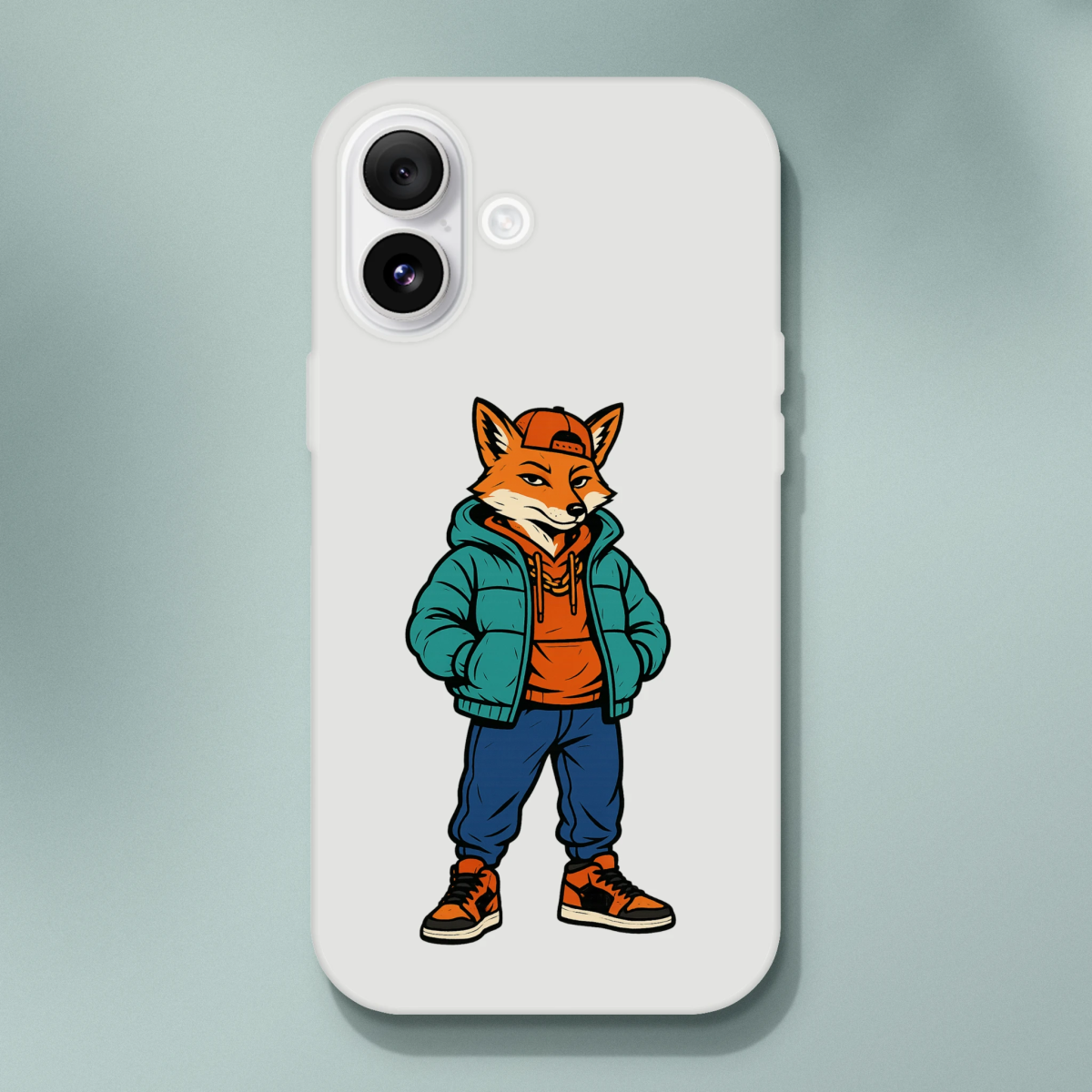 Cool Fox Streetwear iPhone Flexi Case - ROMAG Store