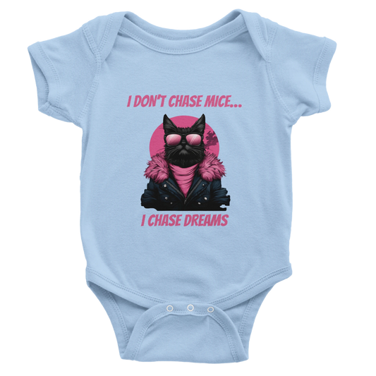 Retro '80s Cool Cat Baby Short Sleeve Bodysuit - ROMAG Store