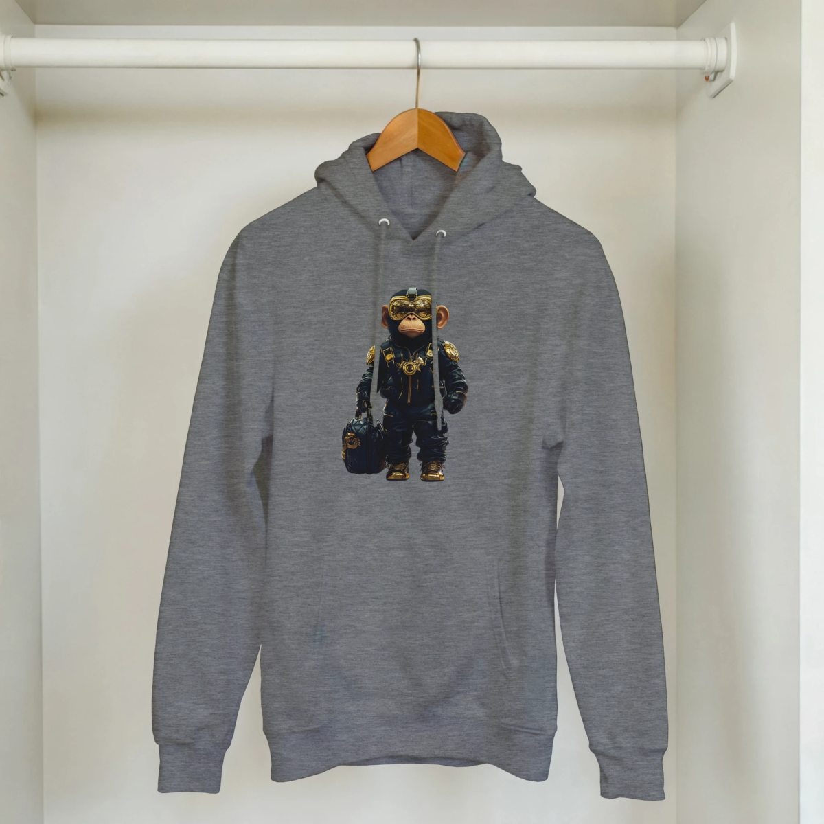 Chimpanzee Street King Hoodie - ROMAG Store