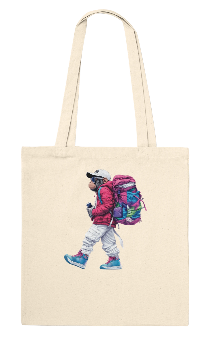Vibrant Street Style Monkey Tote Bag - ROMAG Store