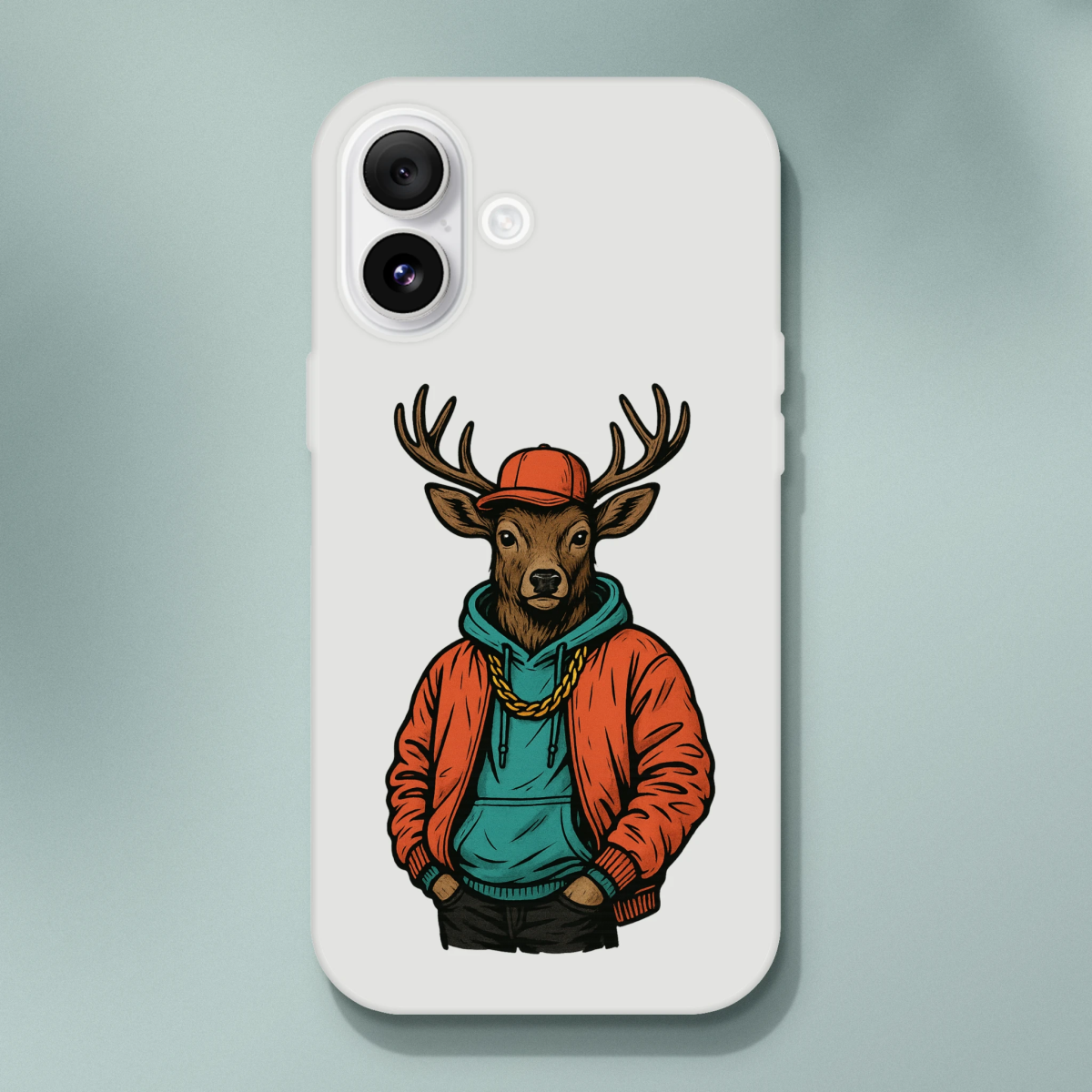 Cool Streetwear Deer iPhone Flexi Case - ROMAG Store