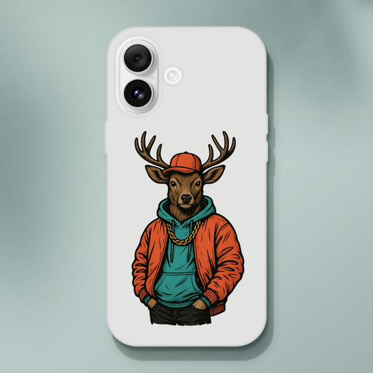 Cool Streetwear Deer iPhone Flexi Case - ROMAG Store