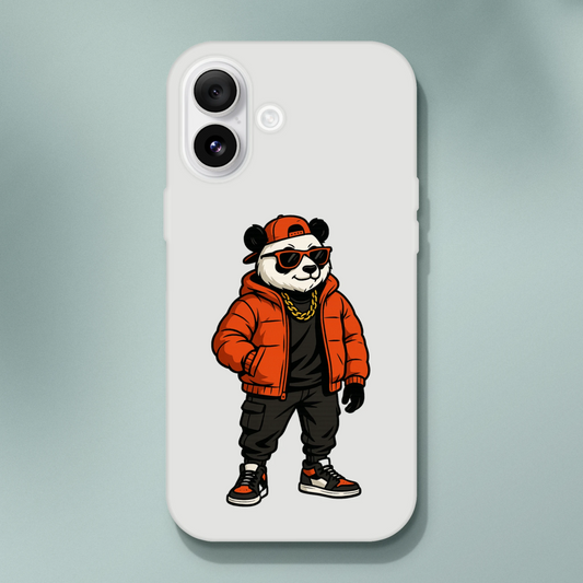 Cool Panda Bear Streetwear iPhone Flexi Case - ROMAG Store