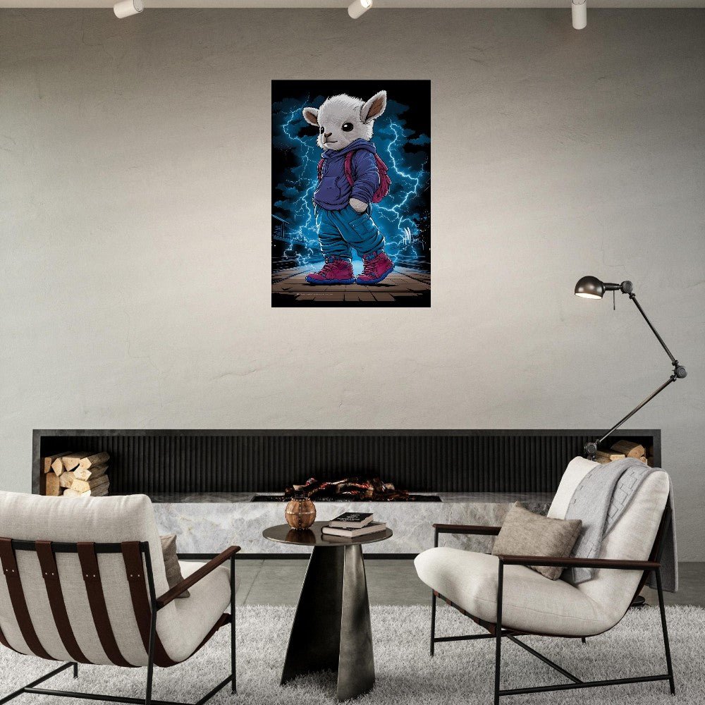Urban Goat Chic Canvas Wall Art - ROMAG Store