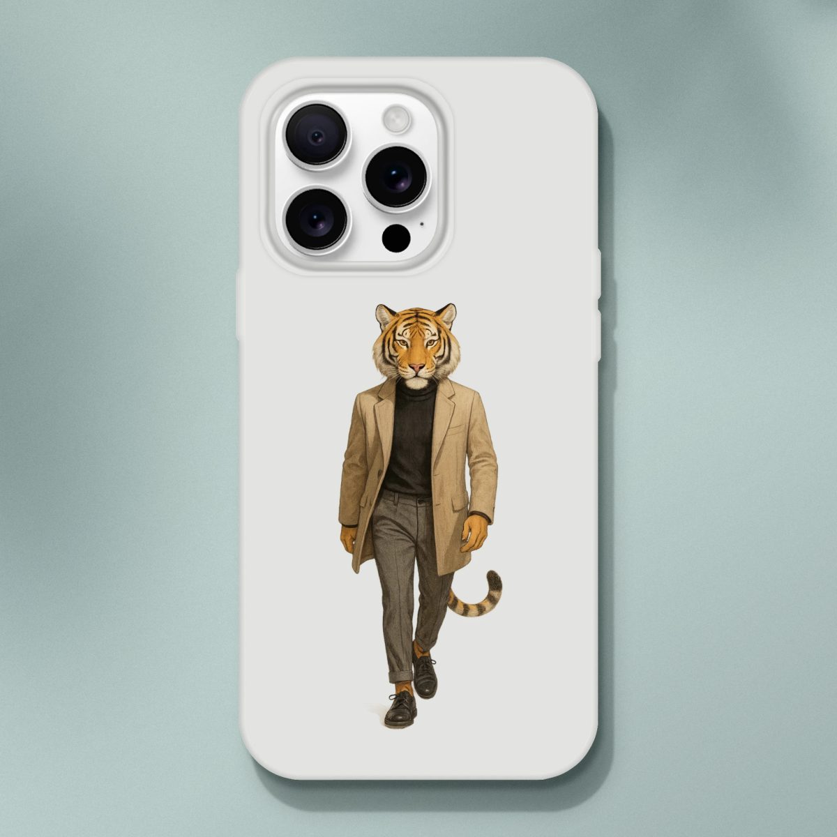 Dapper Tiger iPhone Flexi Case - ROMAG Store