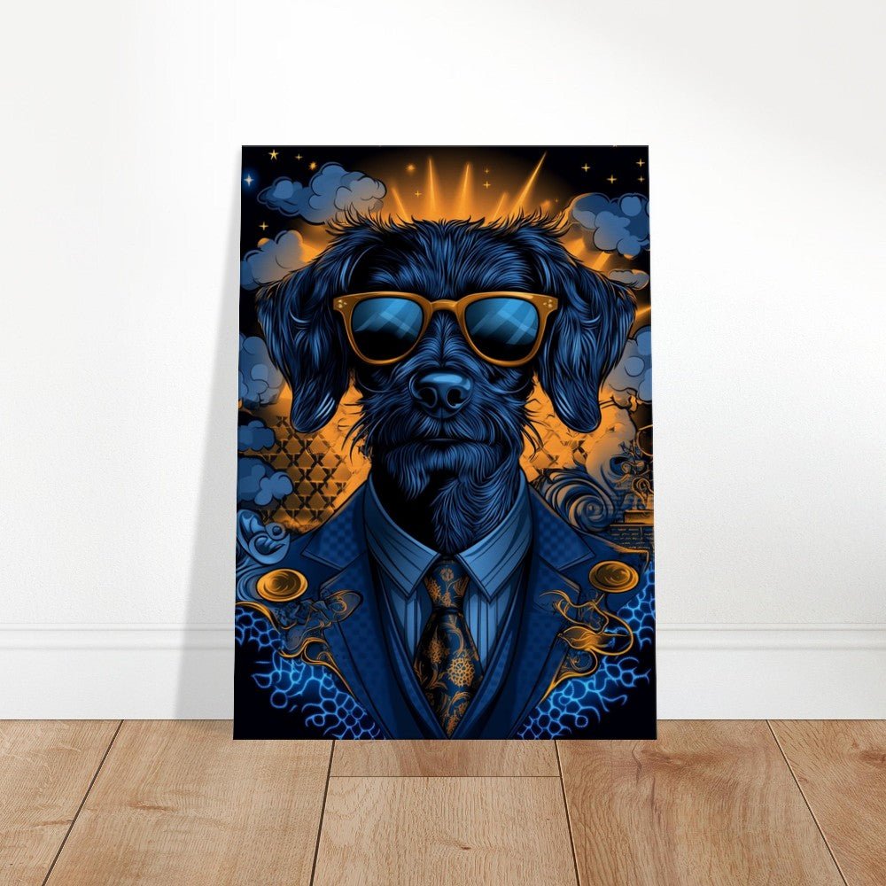 Dog Undercover Canvas Art - ROMAG Store