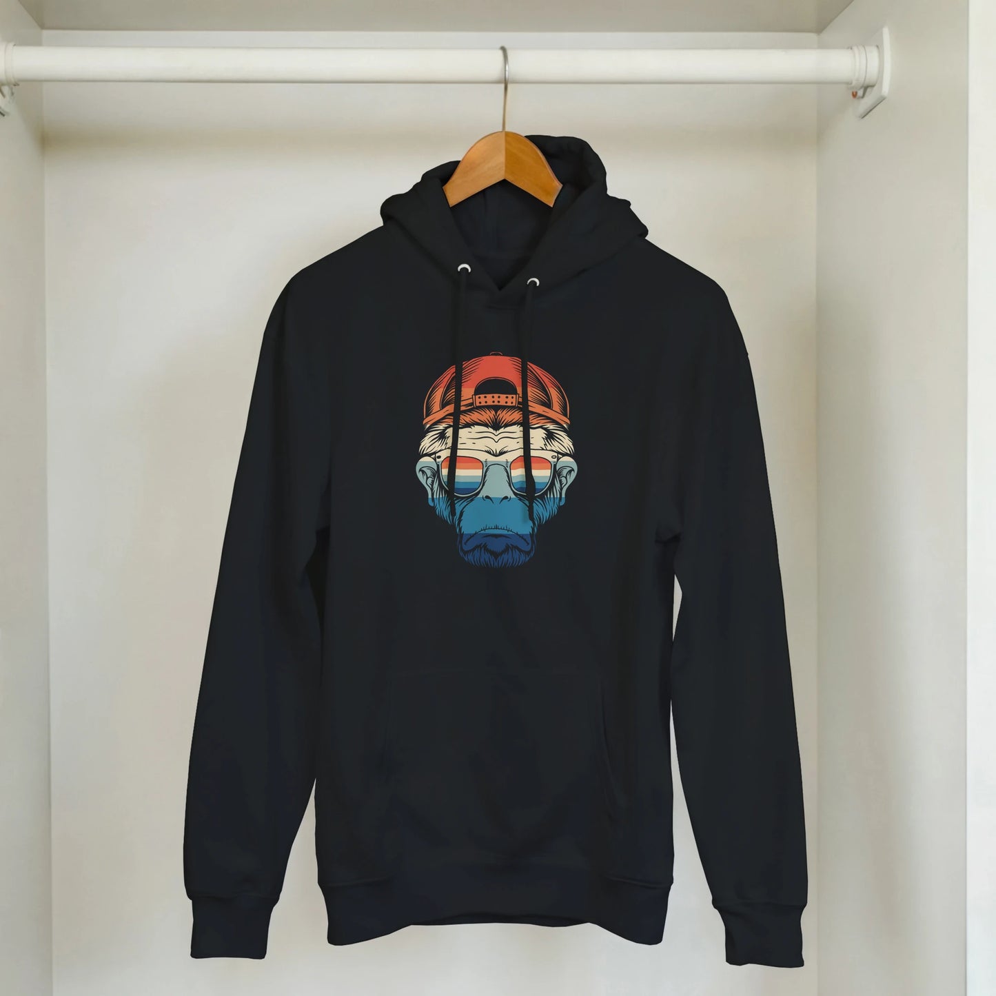 Retro Cool Ape Hoodie - ROMAG Store