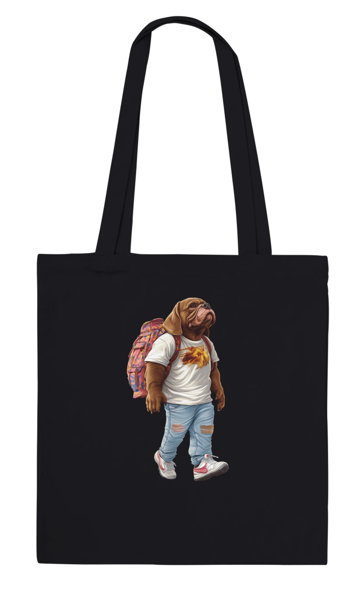 Cool Bulldog Streetwear Tote Bag - ROMAG Store