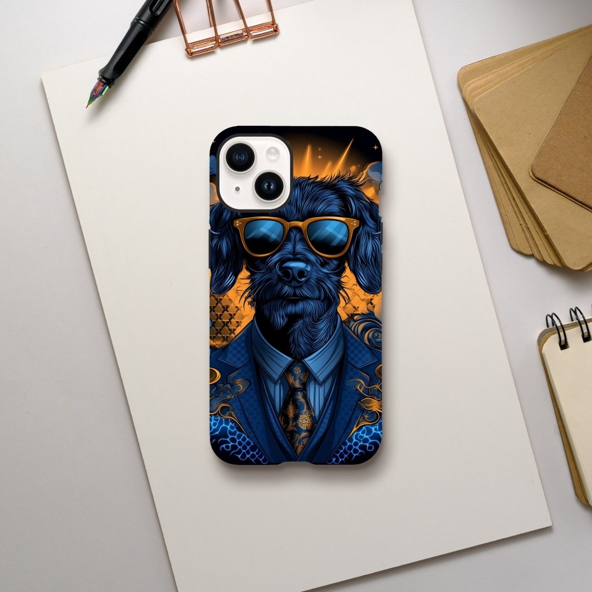 Dapper Dog Neo - Noir iPhone Tough Case - ROMAG Store