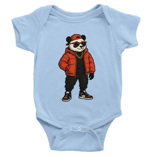 Cool Panda Urban Streetwear Baby Short Sleeve Bodysuit - ROMAG Store