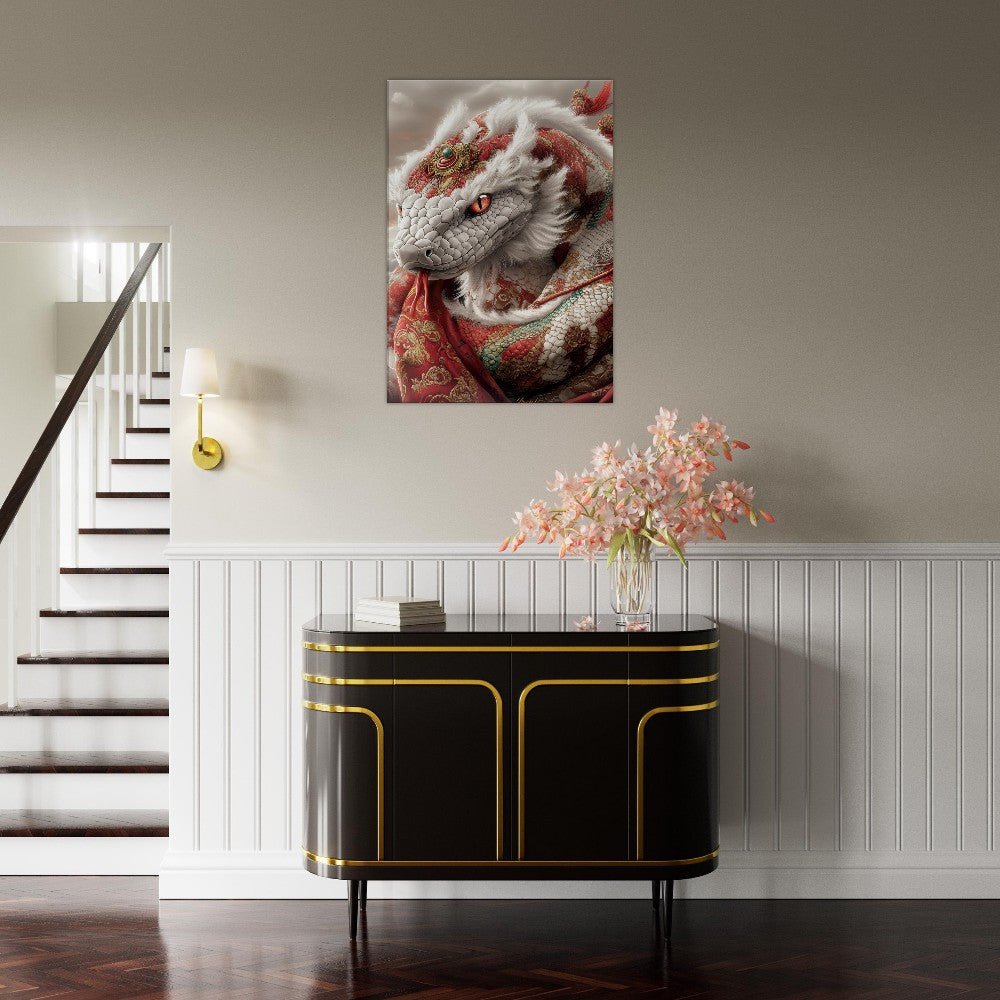 Majestic Snake Canvas Wall Art - ROMAG Store