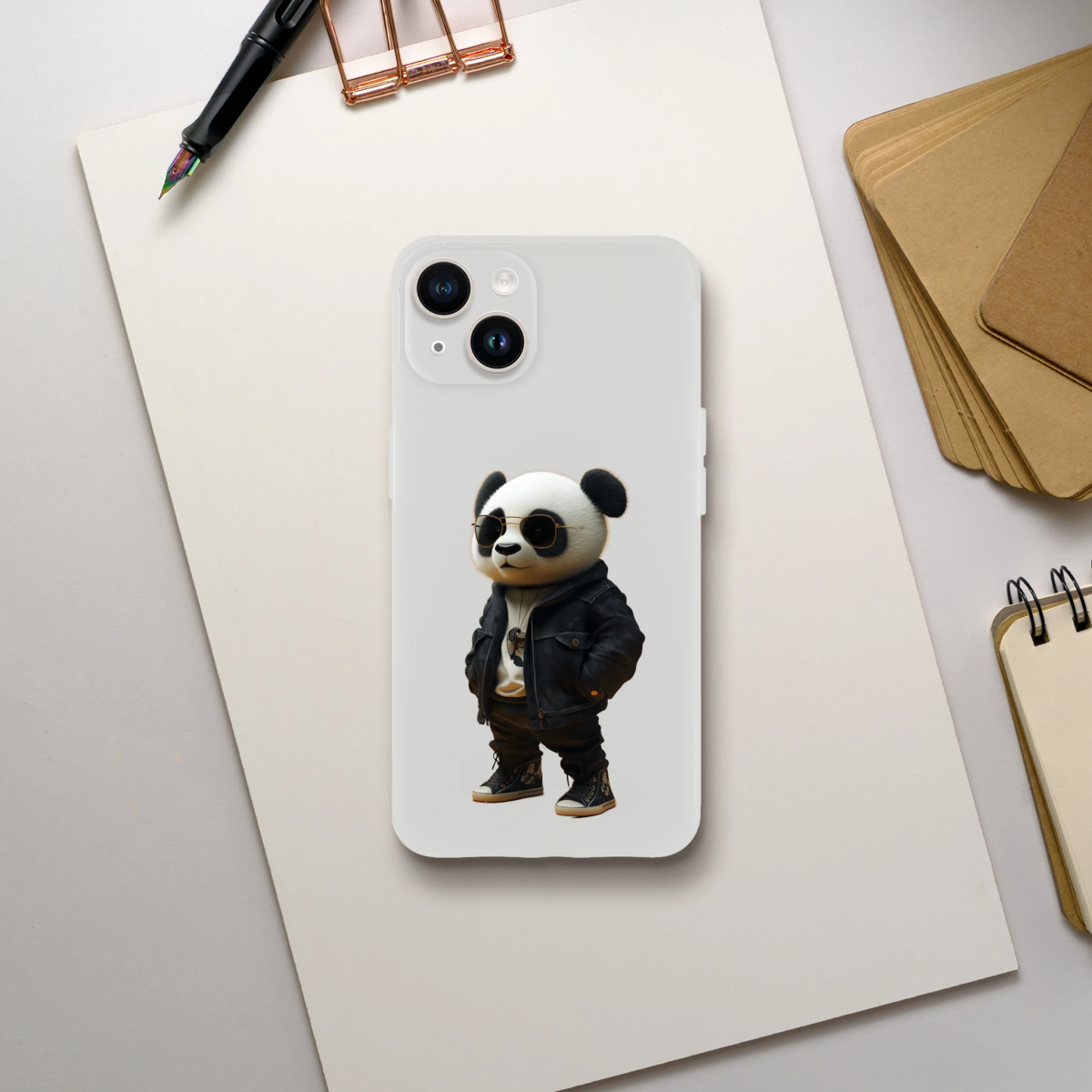 Cool Panda Urban Streetwear iPhone Flexi Case - ROMAG Store