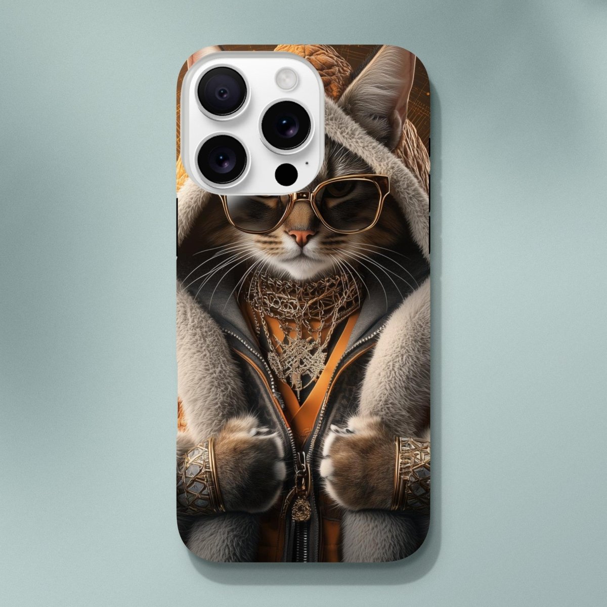 Sophisticated Lynx Cat 'Kingpin' iPhone Tough Case - ROMAG Store