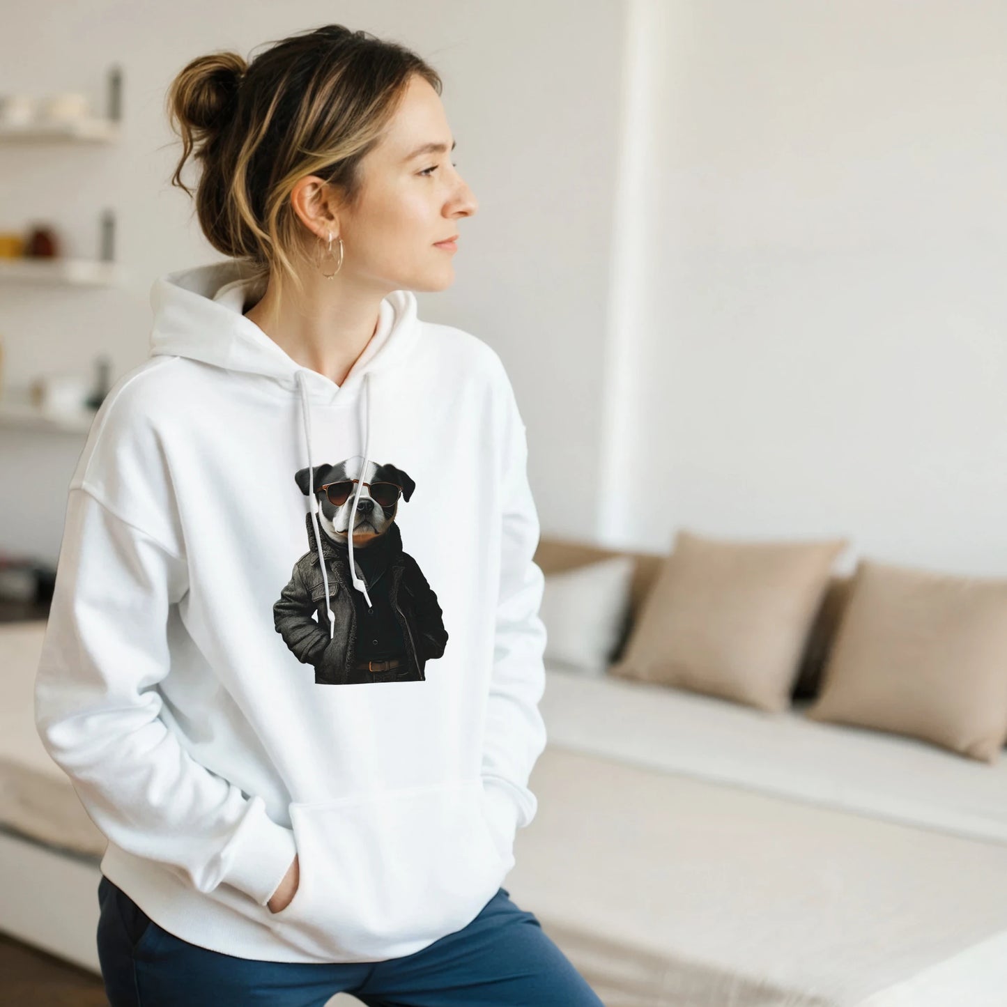 Cool Canine Street Style Hoodie - ROMAG Store