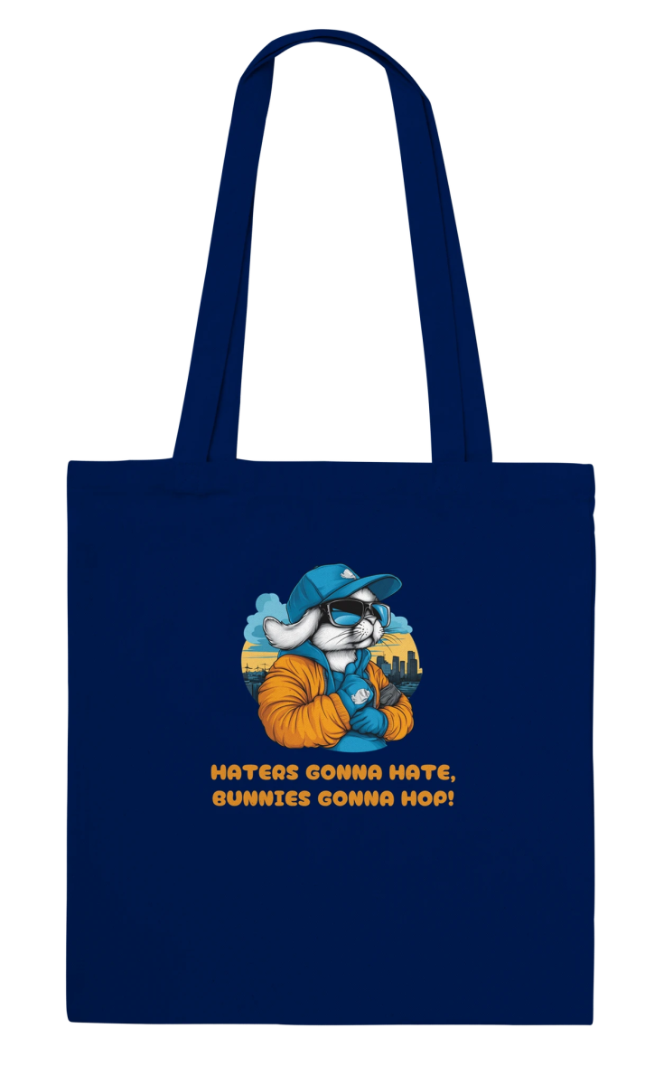 Haters Gonna Hate Bunny Tote Bag - ROMAG Store