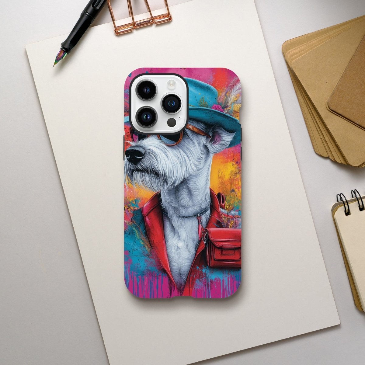 Chic Pooch Dressed iPhone Tough Case - ROMAG Store