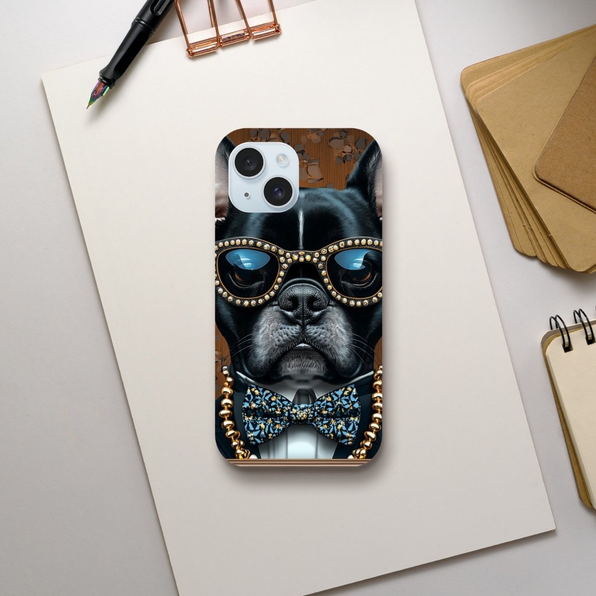 Dapper French Bulldog iPhone Tough Case - ROMAG Store