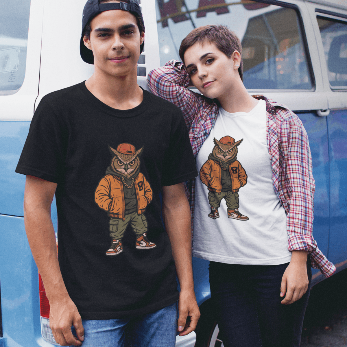 Street Owl T-shirt - ROMAG Store