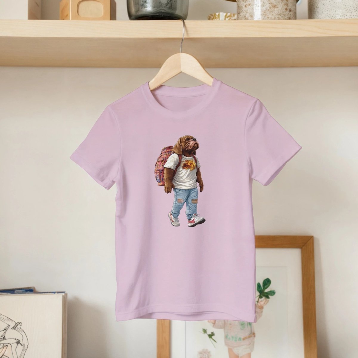 Cool Bulldog Street Style Kids Tee - ROMAG Store