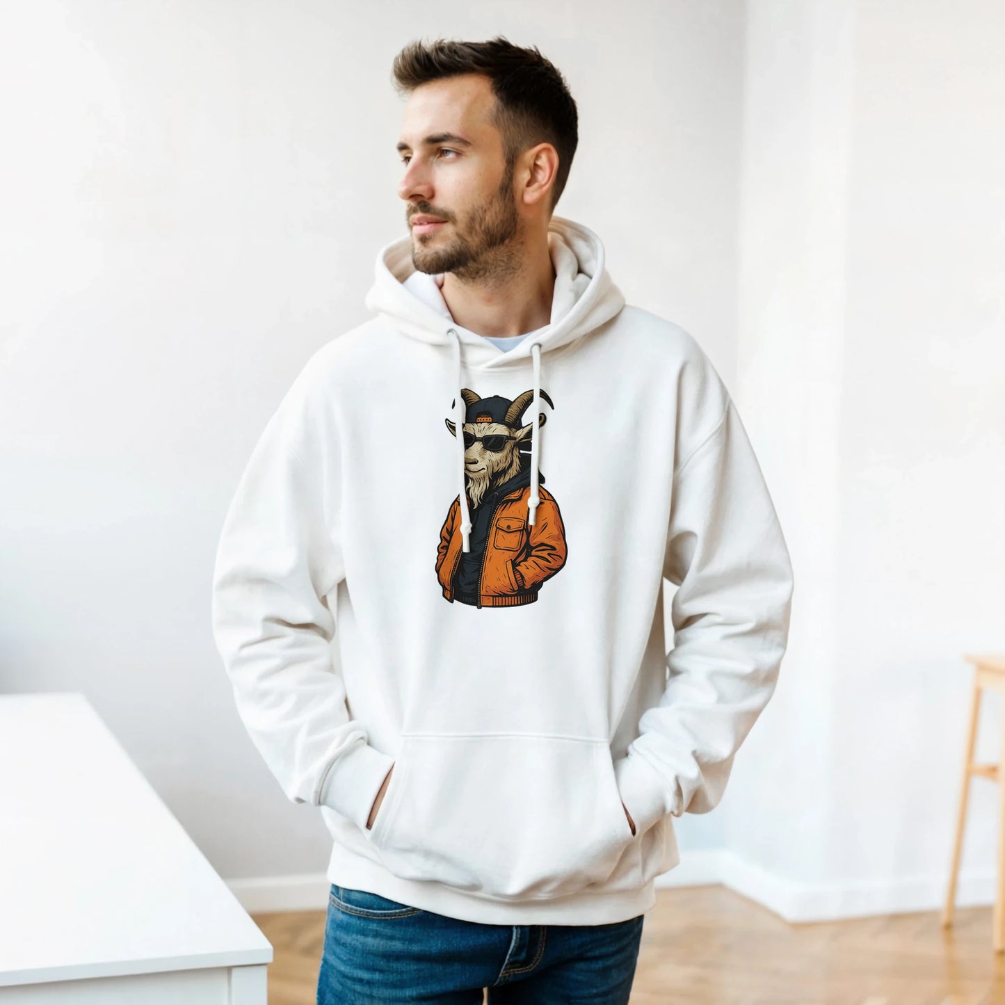 Cool Goat Streetwear Hoodie - ROMAG Store