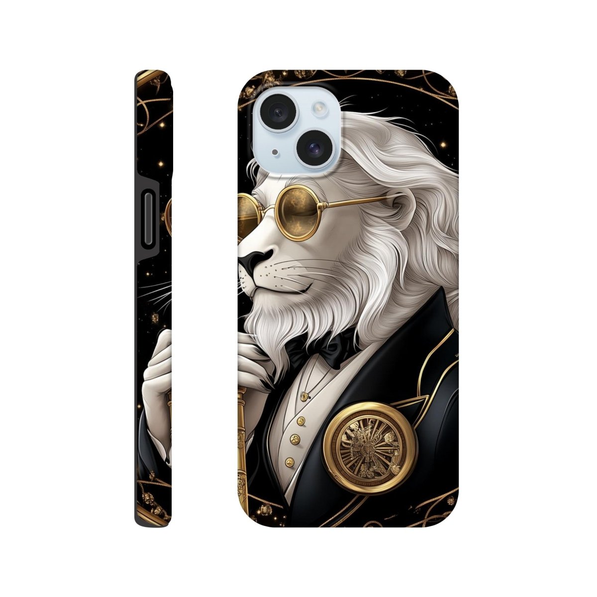 Regal Lion Dapper Gentleman iPhone Tough Case - ROMAG Store