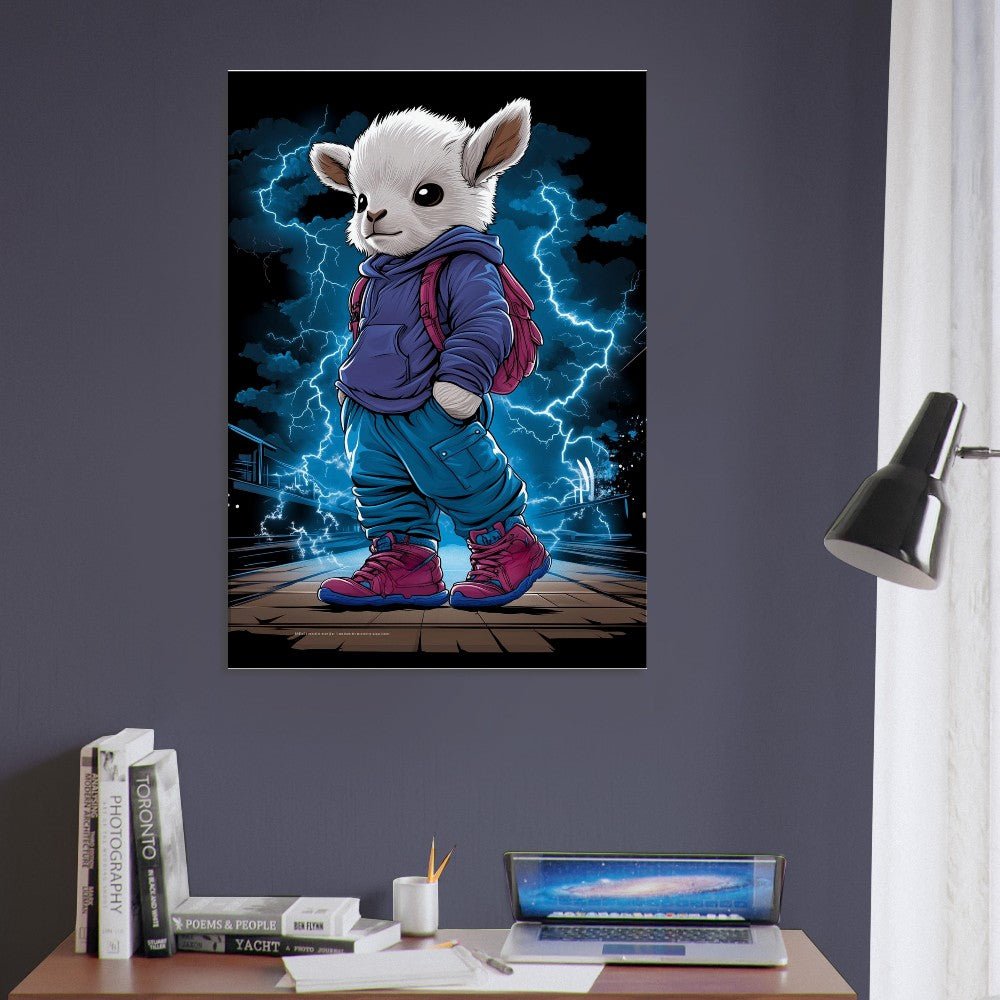 Urban Goat Chic Canvas Wall Art - ROMAG Store
