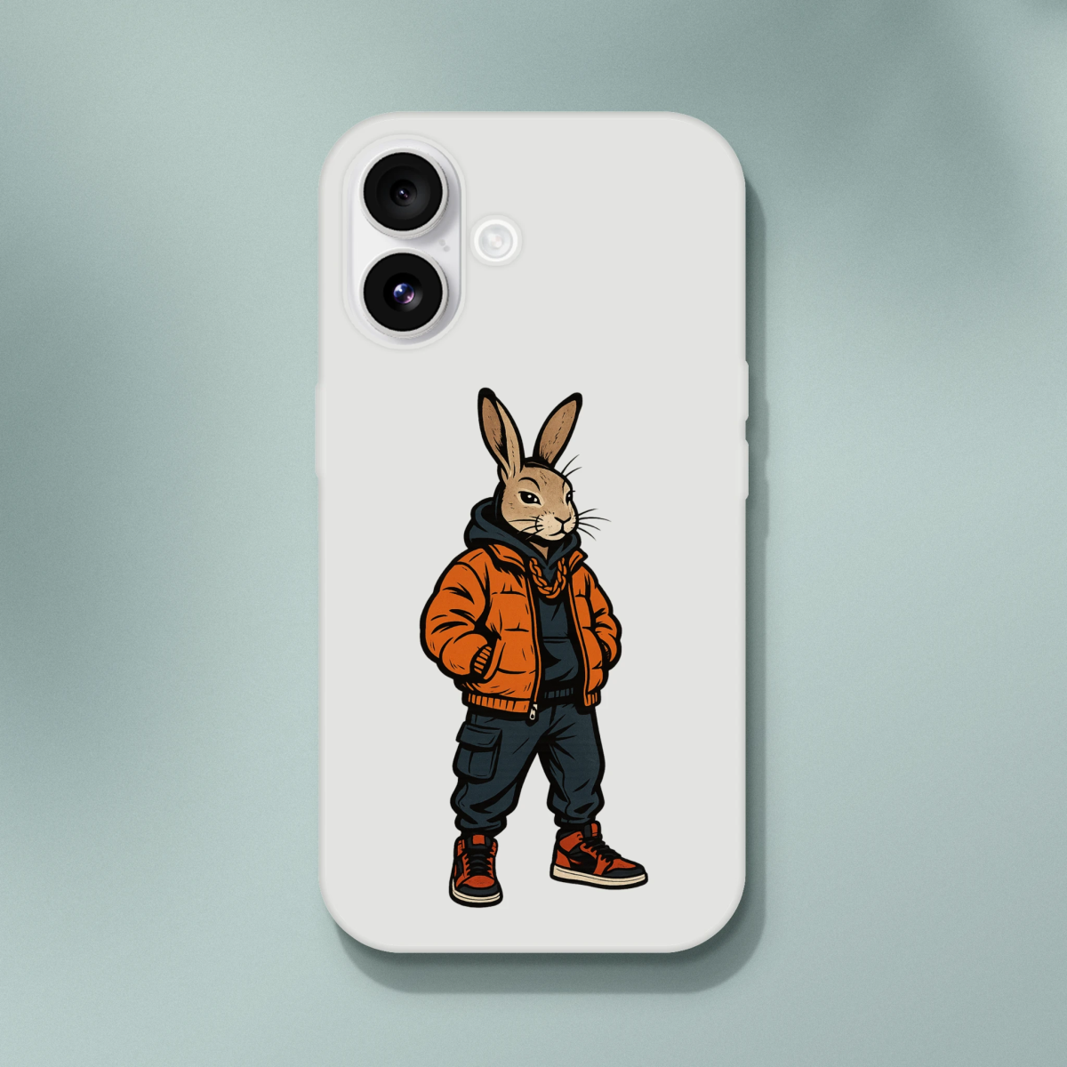 Cool Rabbit Streetwear iPhone Flexi Case - ROMAG Store