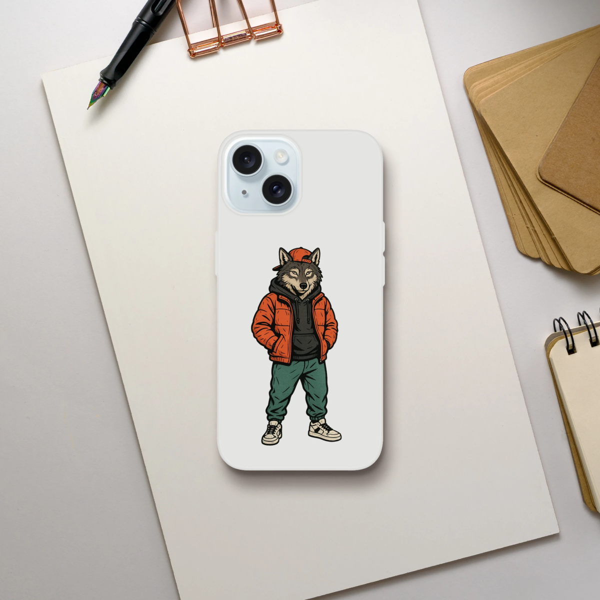 Urban Street Wolf iPhone Flexi Case - ROMAG Store
