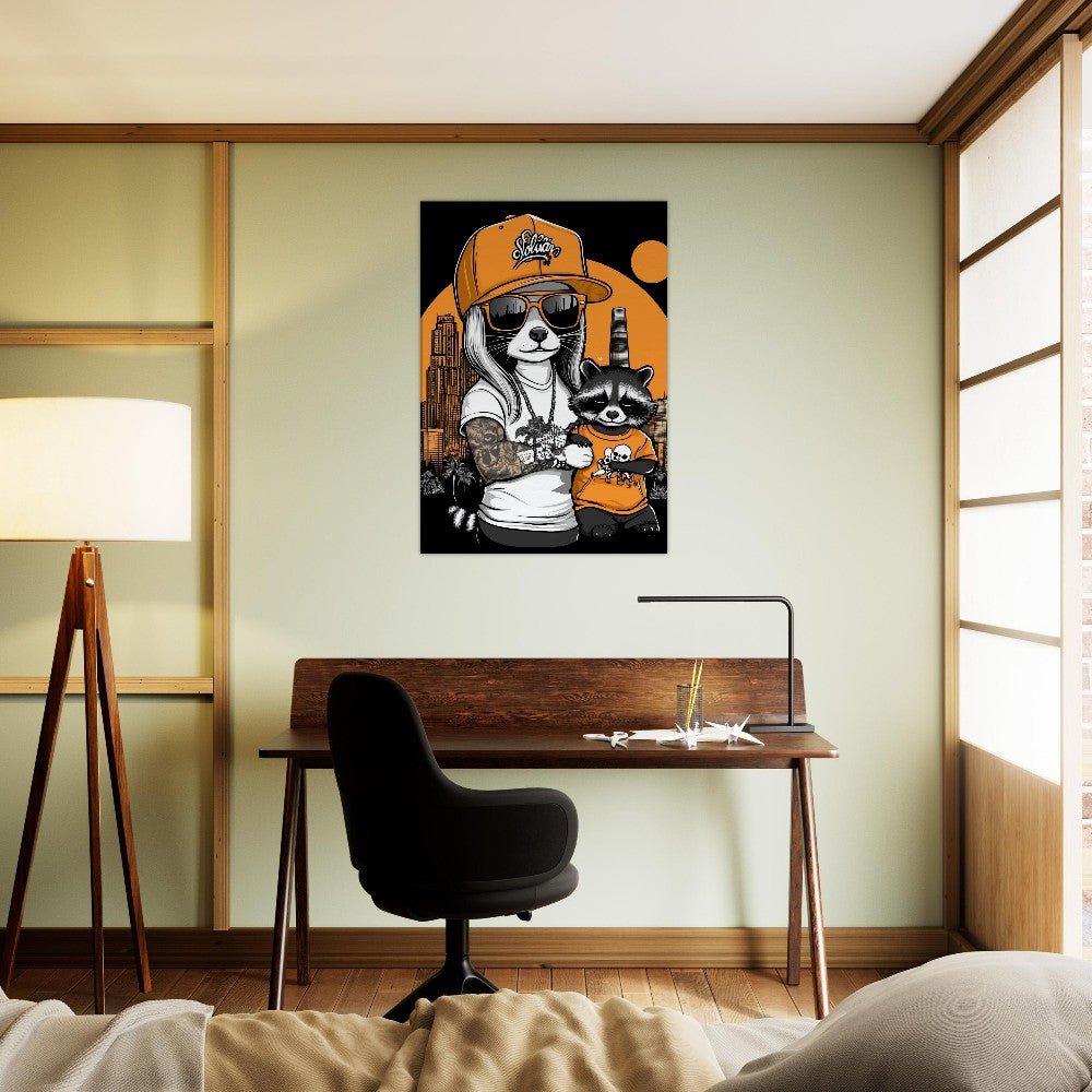 Urban Raccoon Street Style Canvas - ROMAG Store